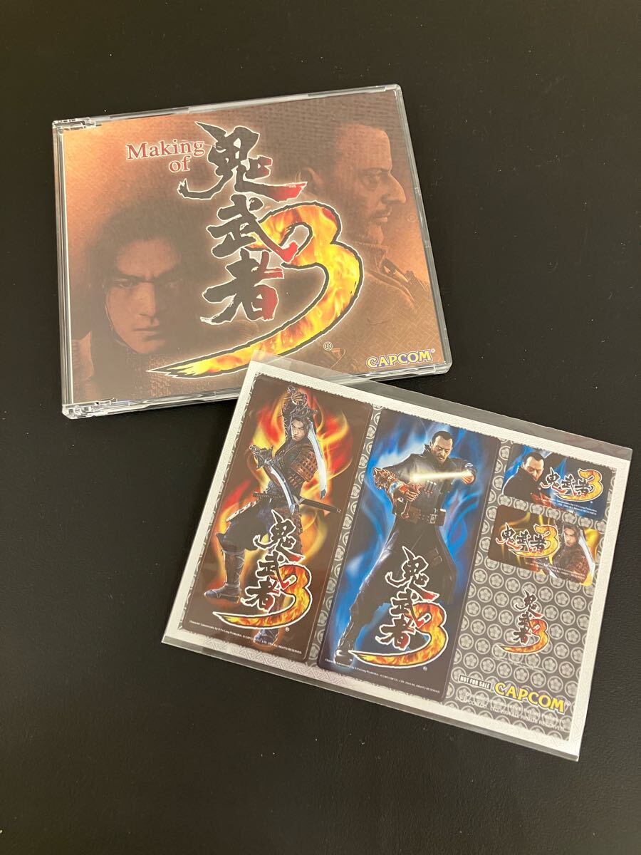 j3e169 Making of鬼武者3 シール付 CAPCOM DVD 金城武 ジャン・レノ拍卖