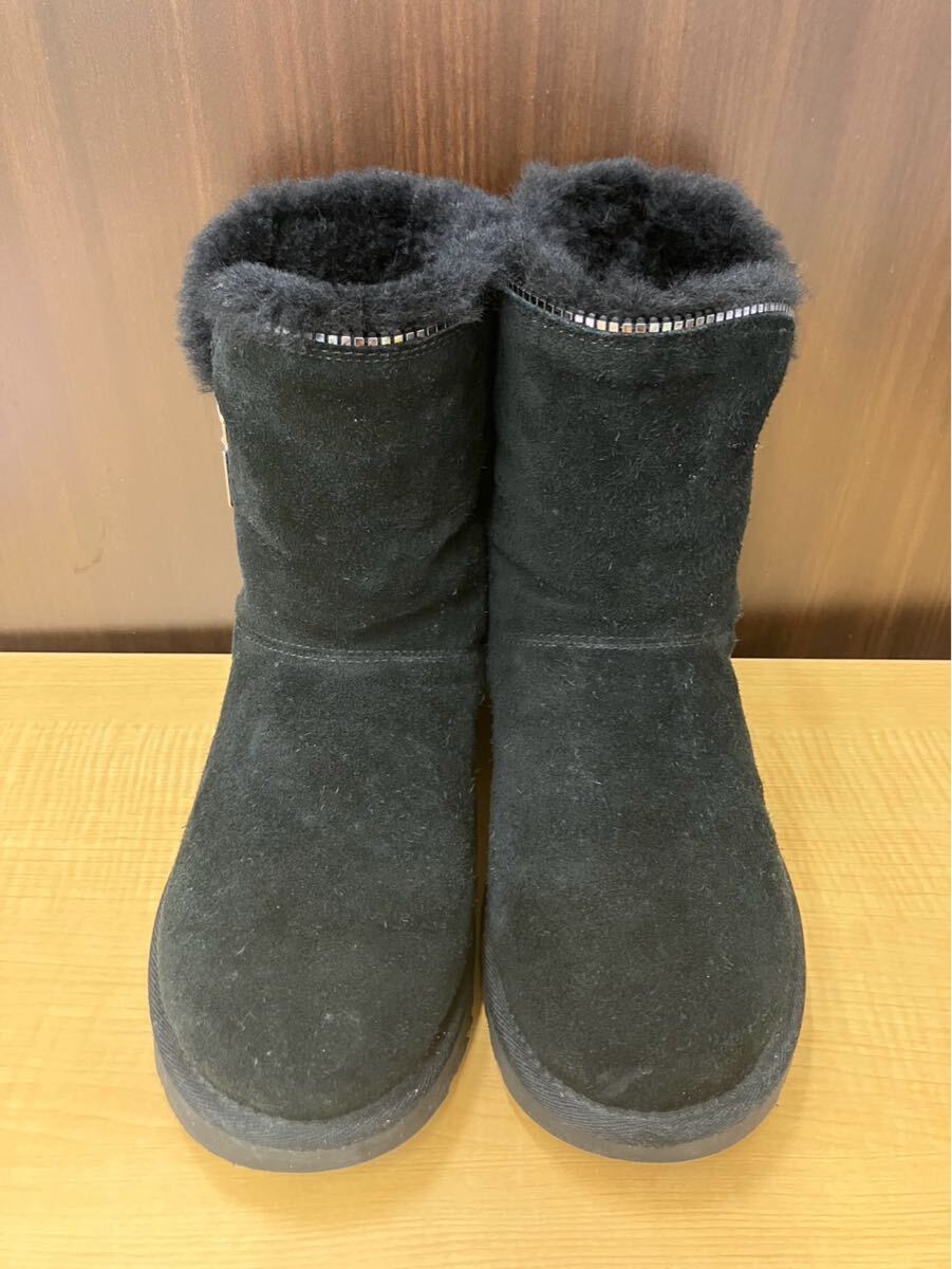 dm8c100 UGG アグ ブーツ ムートンブーツ 黒 ショート ブラック ムートン拍卖