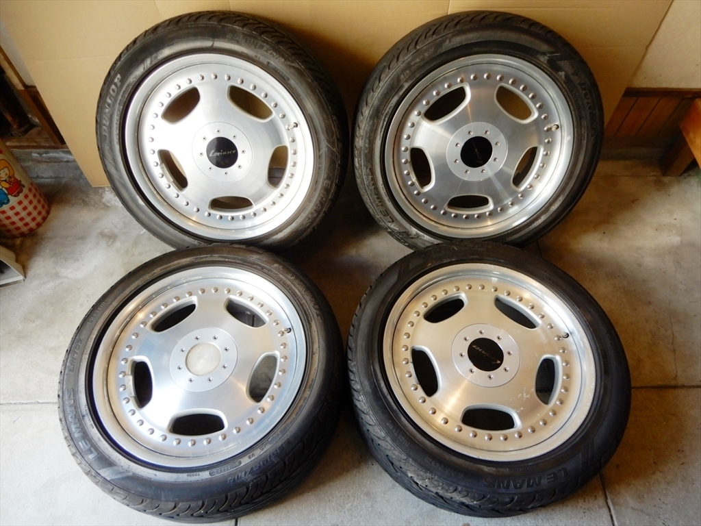 即決!Lorinser ロリンザー RSK5 18インチ 8.5J ET50 ホイール/タイヤセット ベンツ Sクラスなどに!拍卖
