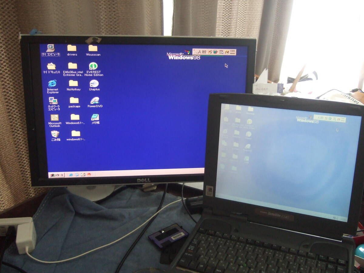 きれい Windows 98 東芝 Satellite 2540CDSW シリアル D-Sub9ピン(RS-232C) /パラレル D-sub25ピン 拍卖