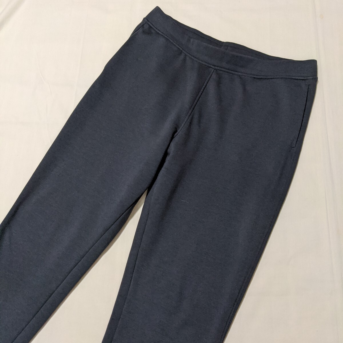 ☆PO9 UNIQLO ユニクロ レディース XL ストレッチ フリース パンツ ズボン 黒 ウエストゴム 防寒拍卖