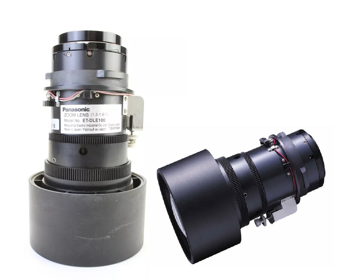 PANASONIC PT-D5700 TH-D5600 TH-D5500 TH-D3500 PT-DW5100 PT-D4000 TH-DW5000 など用 短焦点ズームレンズ ET-DLE100 ★2本セット拍卖