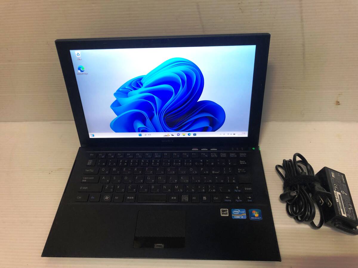 SONY VAIO SVZ1311AJ Core i3-3110M 2.40GHz RAM 4GB SSD 128GB HDMI Windows11 office拍卖