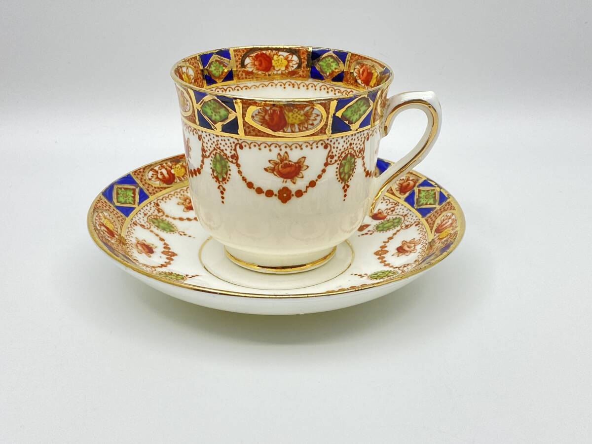 *とてもレア アンティーク* GLADSTONE ミントン ANTIQUE Tea Cup & Saucer アンティークティーカップ&ソーサー 年1924-1940 *L798拍卖