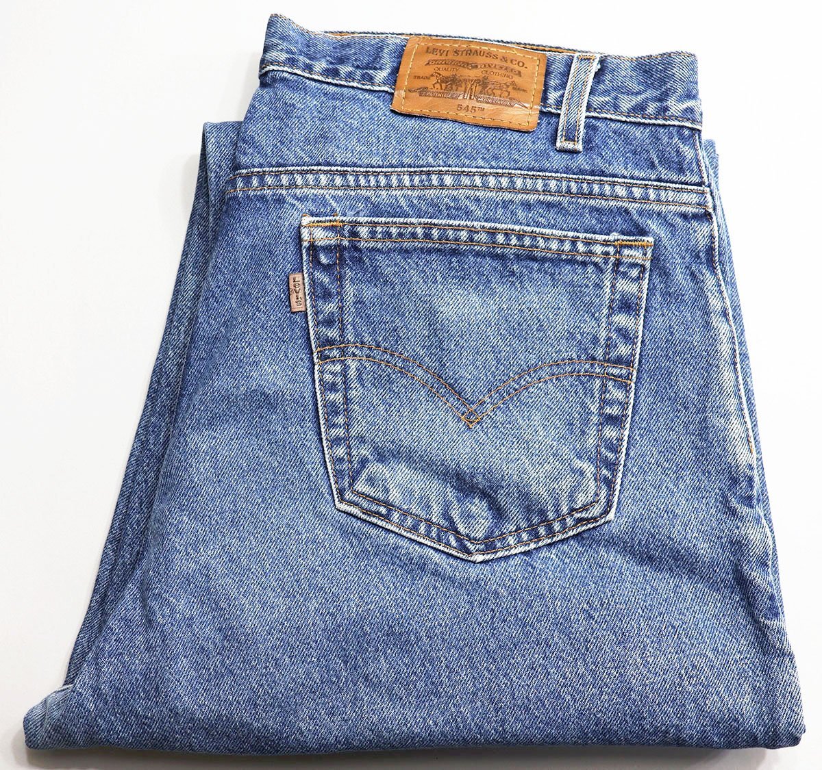 Levi's (リーバイス) Lot 545 Loose Fit / ルーズフィット デニムパンツ 00545-0391 グアテマラ製 美品 w36 / バギーパンツ / テーパード拍卖