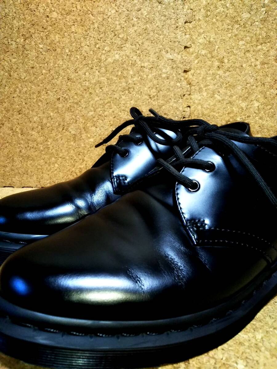 【Dr.MARTENS】ドクターマーチン 1461 モノ 3ホールシューズ UK7 (26cm ) MONO 3EYE SHOE スムースレザー オールブラック拍卖