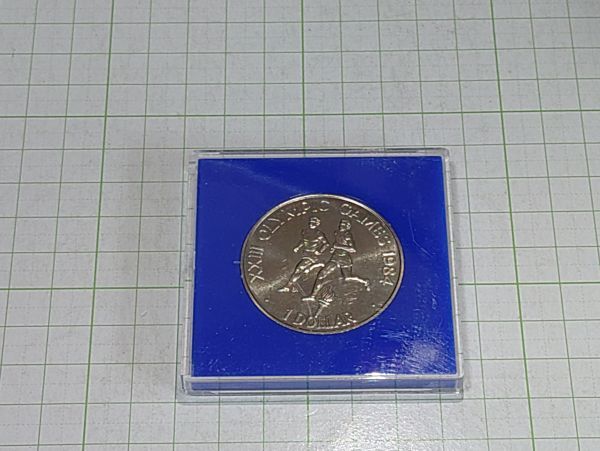 英領 ソロモン諸島 1984年 大型1ドル コイン 記念硬貨 拍卖