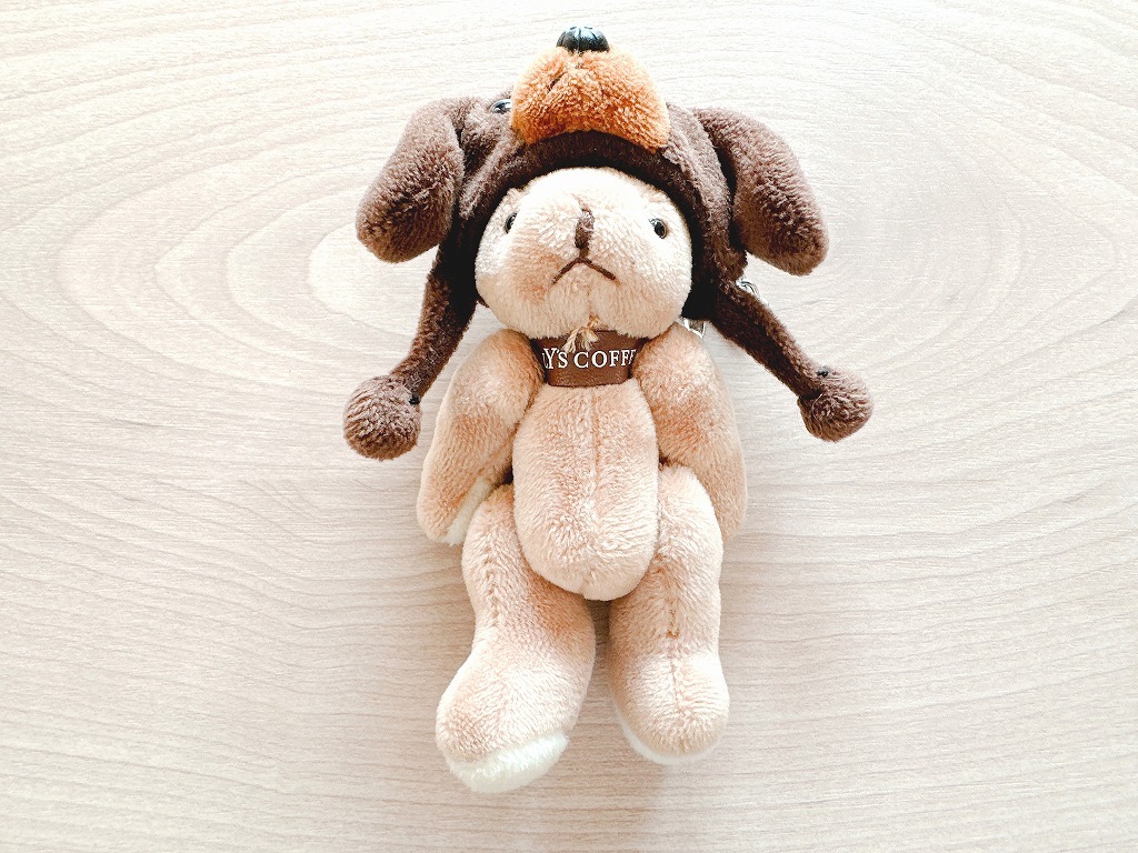 ■TULLY'S COFFEE / タリーズコーヒー■干支 ぬいぐるみキーホルダー■2018年 戌年 犬拍卖