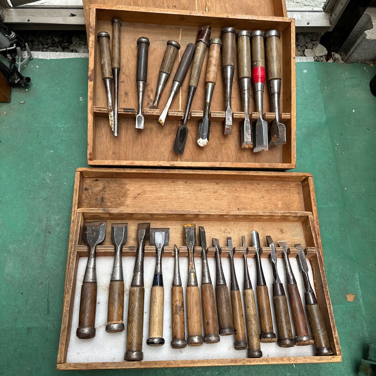 木工・ノミ・大工道具、 在銘、中古、 古道具、2.箱拍卖