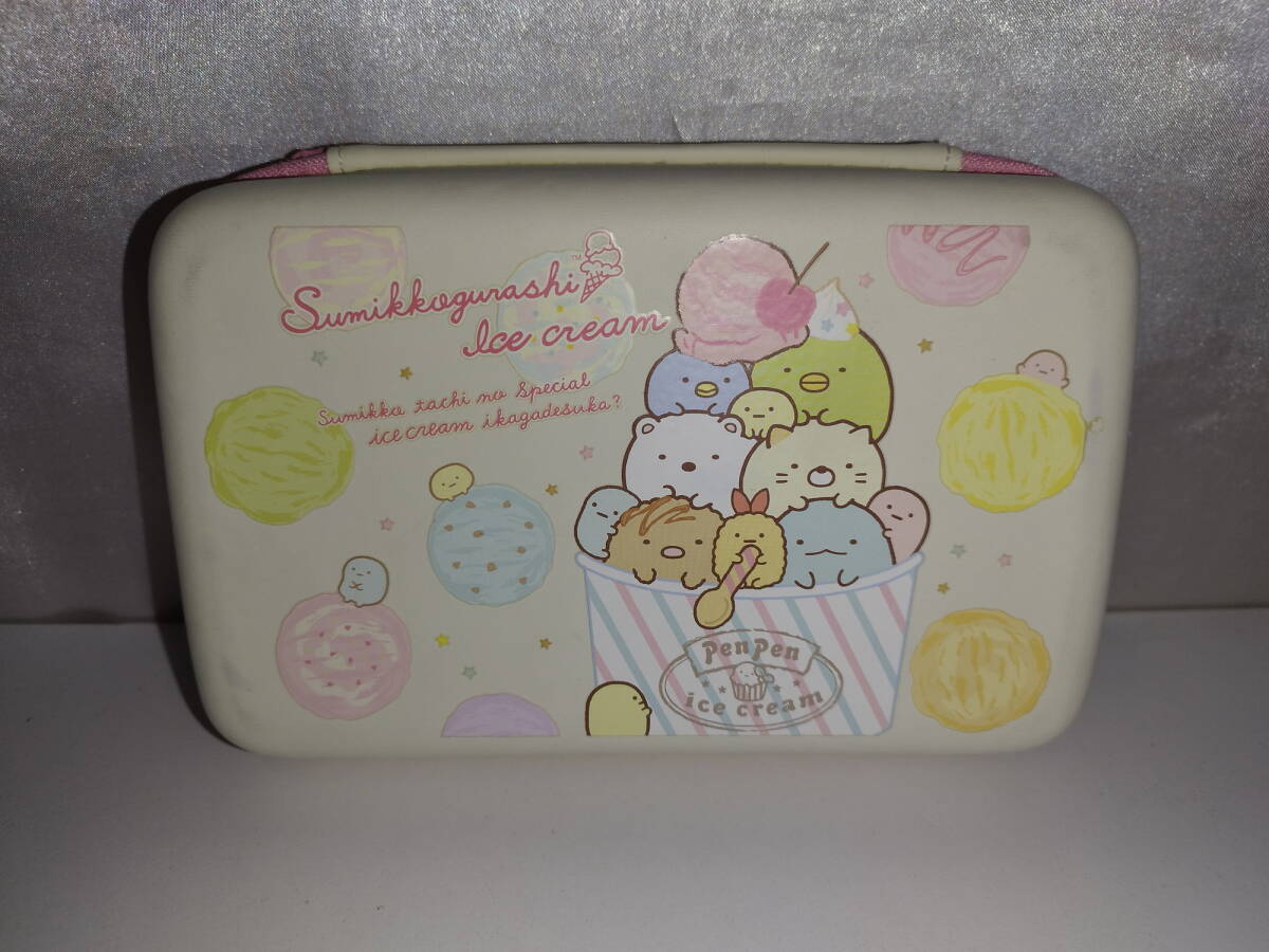 中古品/傷有り ニンテンドースイッチ すみっコぐらし ぺんぺんアイスクリーム キャラクターEVAポーチ for Nintendo Switch拍卖
