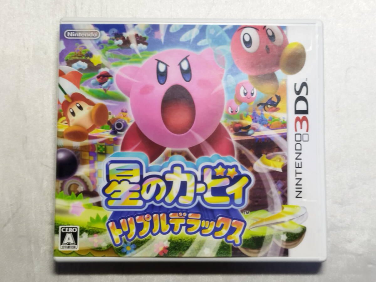 中古品 ニンテンドー3DSソフト 星のカービィ トリプルデラックス拍卖