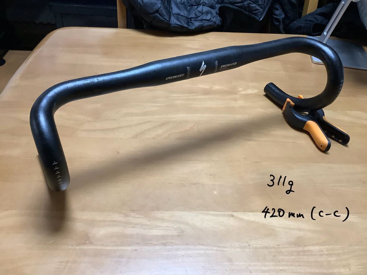 ドロップハンドル アルミ specialized スペシャライズド 幅420mm φ31.8 ハンド ロードバイク拍卖