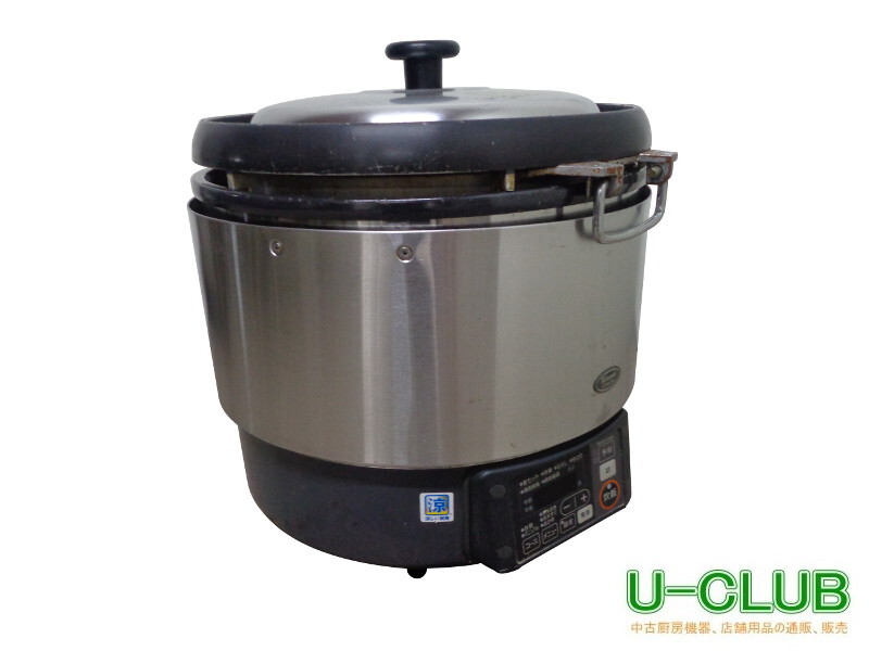 ★※◆CF1321 | ガス炊飯器 炊飯ジャー リンナイ 都市ガス RR-S300G 1.8~6.0L 3.3升 W470×D430×H470mm 中古 業務用 店舗用拍卖
