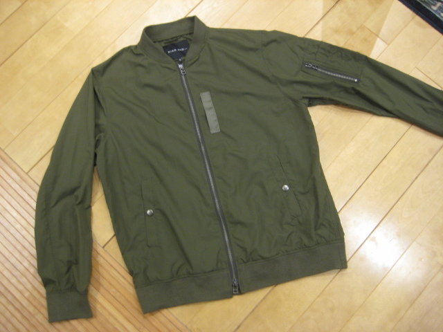 美品 ニコアンド MA-1 カーキ サイズ4 サイズL程度 niko and… カーキ ミリタリー ブルゾン オーバー拍卖