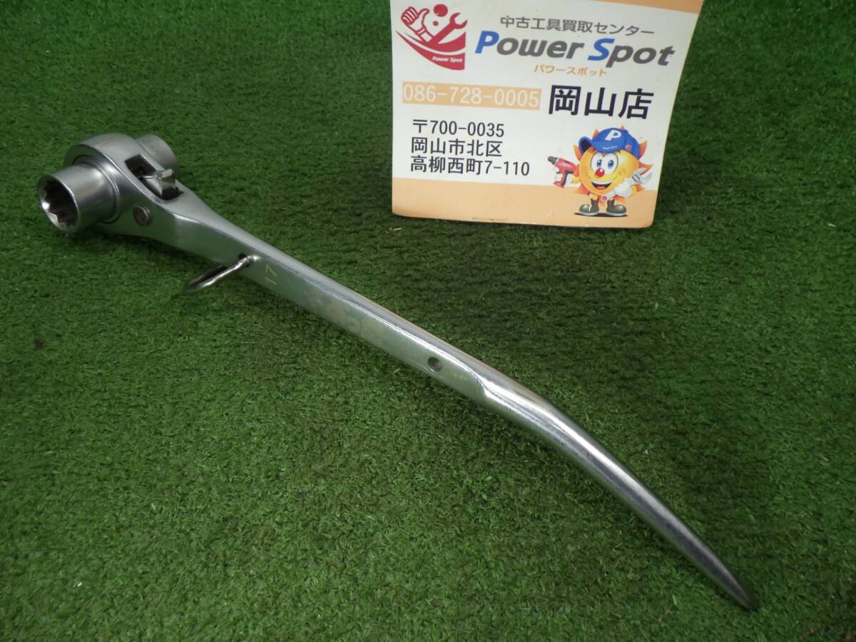 【送料600円】きれいな品★シノラチェット 17 21 KM03 ぶっ鳥? ハンドツール 大工道具 工具 中古品 240621拍卖