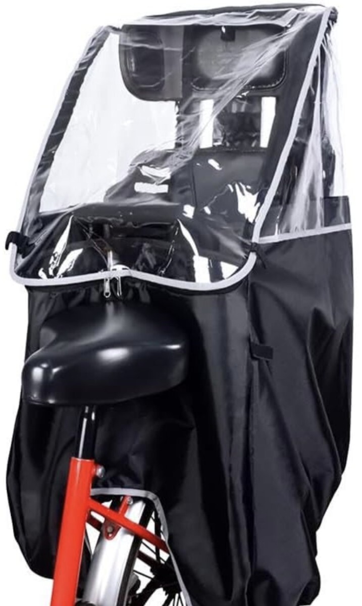 セーフテ後ろ 子供乗せ 自転車 チャイルドシート レインカバー 自転車カバー 防寒 雨 厚手で耐久性ア 広々としたスペース 雨除け拍卖