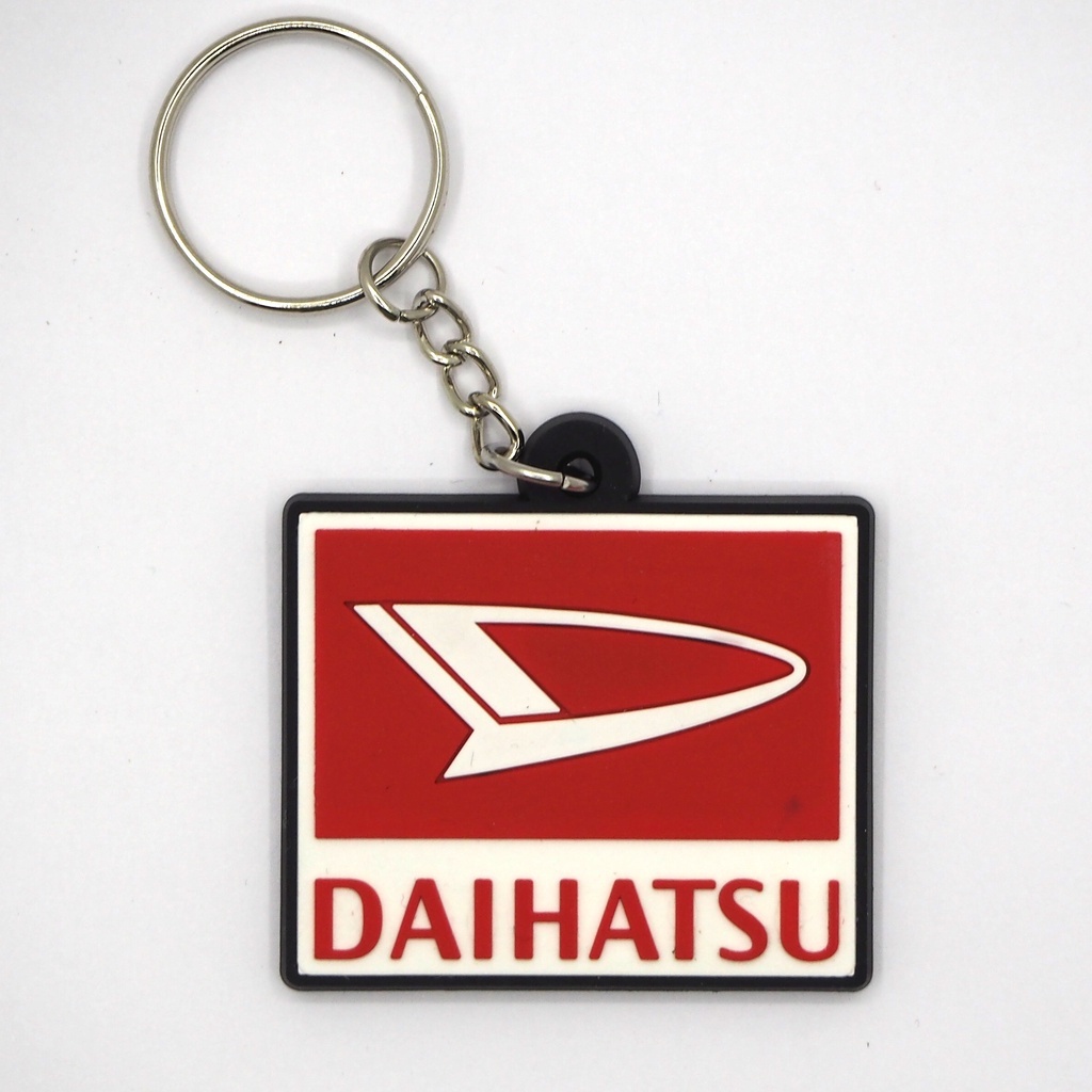【ゆうパケット送料込】DAIHATSU(ダイハツ) ラバー製キーホルダー 横5cm×縦4m ①拍卖