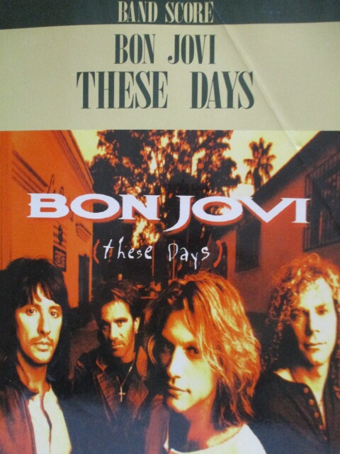 バンド スコア ボン・ジョヴィ 『ジーズ ・デイズ 』 全14曲 1998年 リットミュージック拍卖