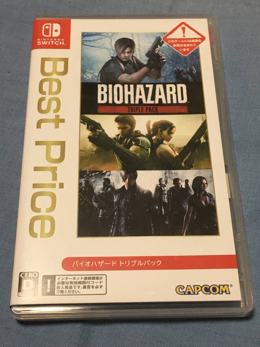 任天堂 Switch ソフト バイオハザードトリプルパック 4のみ プレイ可能拍卖