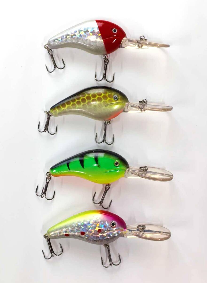 訳あり クランク 120mm 21g 4色 8個 セット XYckD ルアーフィッシング 用 ハードルアー拍卖