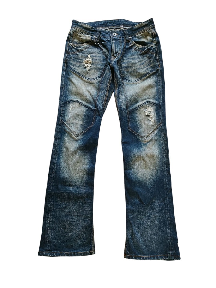 archive japanese label hideaways nicole distressed denim Y2K 14th addiction share spirit TORNADO MART ifsixwasnin e goa kmrii拍卖