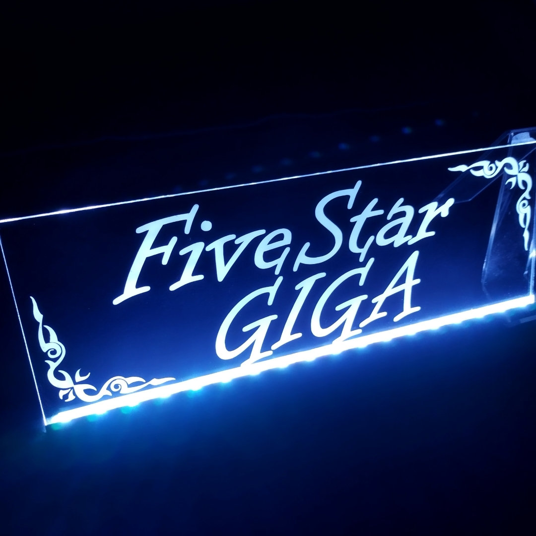 ファイブスター ギガ⑨ LED アクリルプレート ワンマン灯 トラック アンドン 安全窓 内装 ライト いすゞ GIGA ISUZU シガーソケット USB拍卖