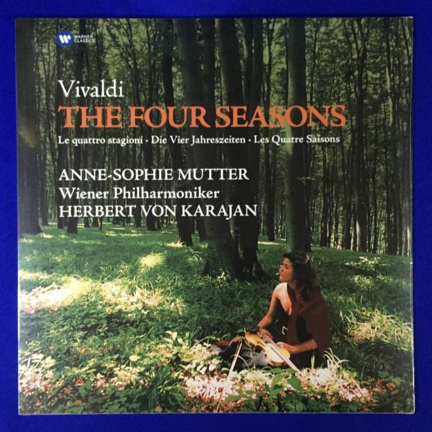 未開封 ムター/ヴィヴァルディ 四季/カラヤン ウィーン・フィル/匿名配送&補償付 丁寧な梱包 180g重量盤 レコード Mutter Karajan 1LP 拍卖