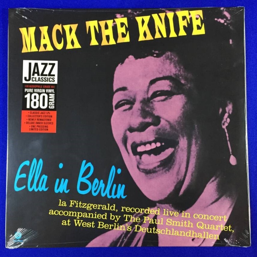 未開封 匿名配送&補償付 エラ・イン・ベルリン 丁寧な梱包 ジャズ レコード Ella Fitzgerald Mack The Knife Ella In Berlin 1LP Jazz 拍卖
