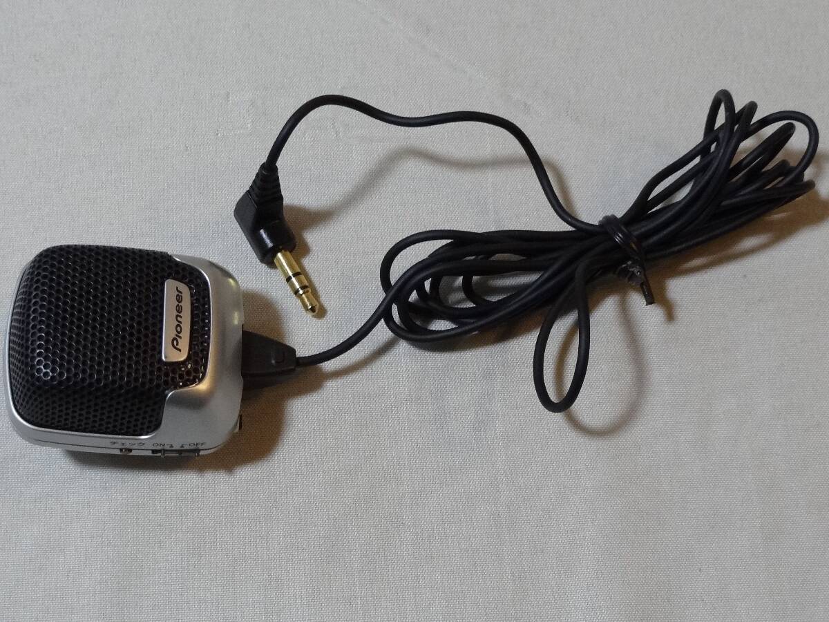 Pioneer◇パイオニア●エレクトレットコンデンサー型ステレオマイクロホン【CM-S75】マイク機能確認/電池入替済●中古品拍卖