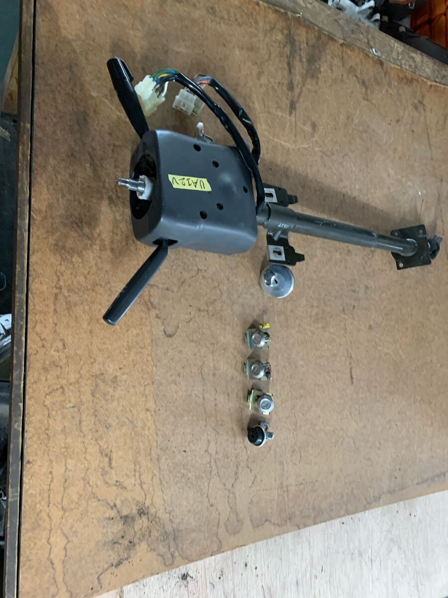 全国送料無料 ジムニー ja12 ほか キーシリンダー コンビネーションスイッチ ステアリング シャフト拍卖