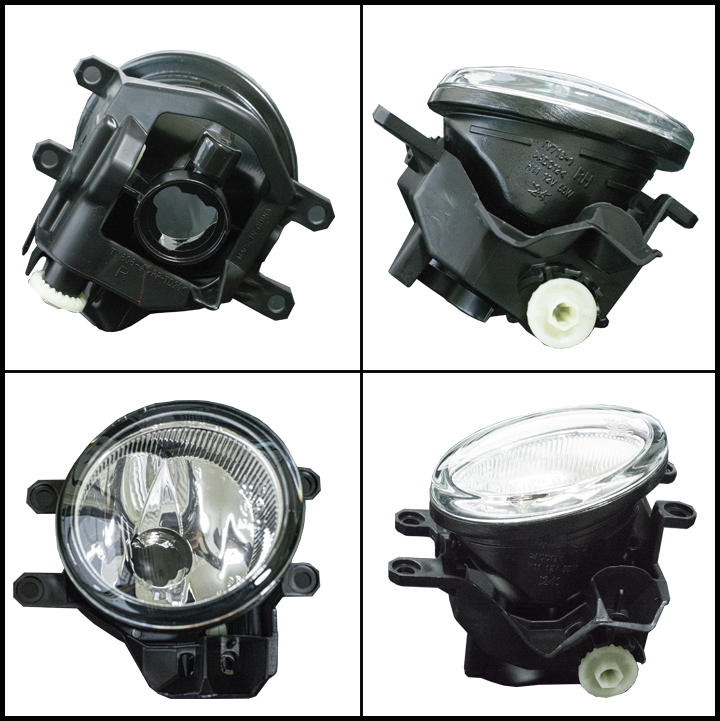 トヨタ車用 ガラスレンズ フォグランプユニット 光軸調整付き LED HID H8 H11 H16 ト 純正LED一体型フォグランプと交換 左右2個セット拍卖