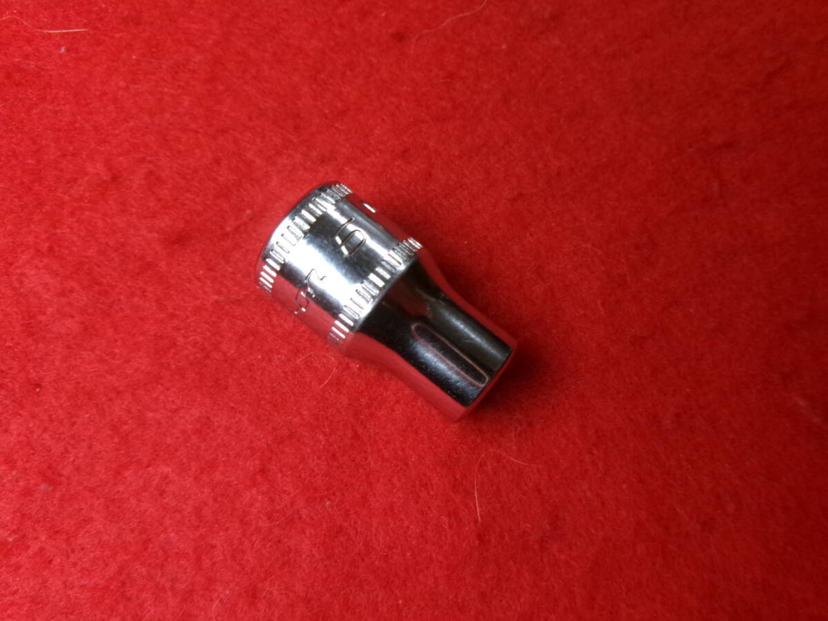 未使用 スナップオン Snap-on シャローソケット 6mm TMMD6 12角 6P 差込1/4sq (6.3mm) ショートソケット拍卖
