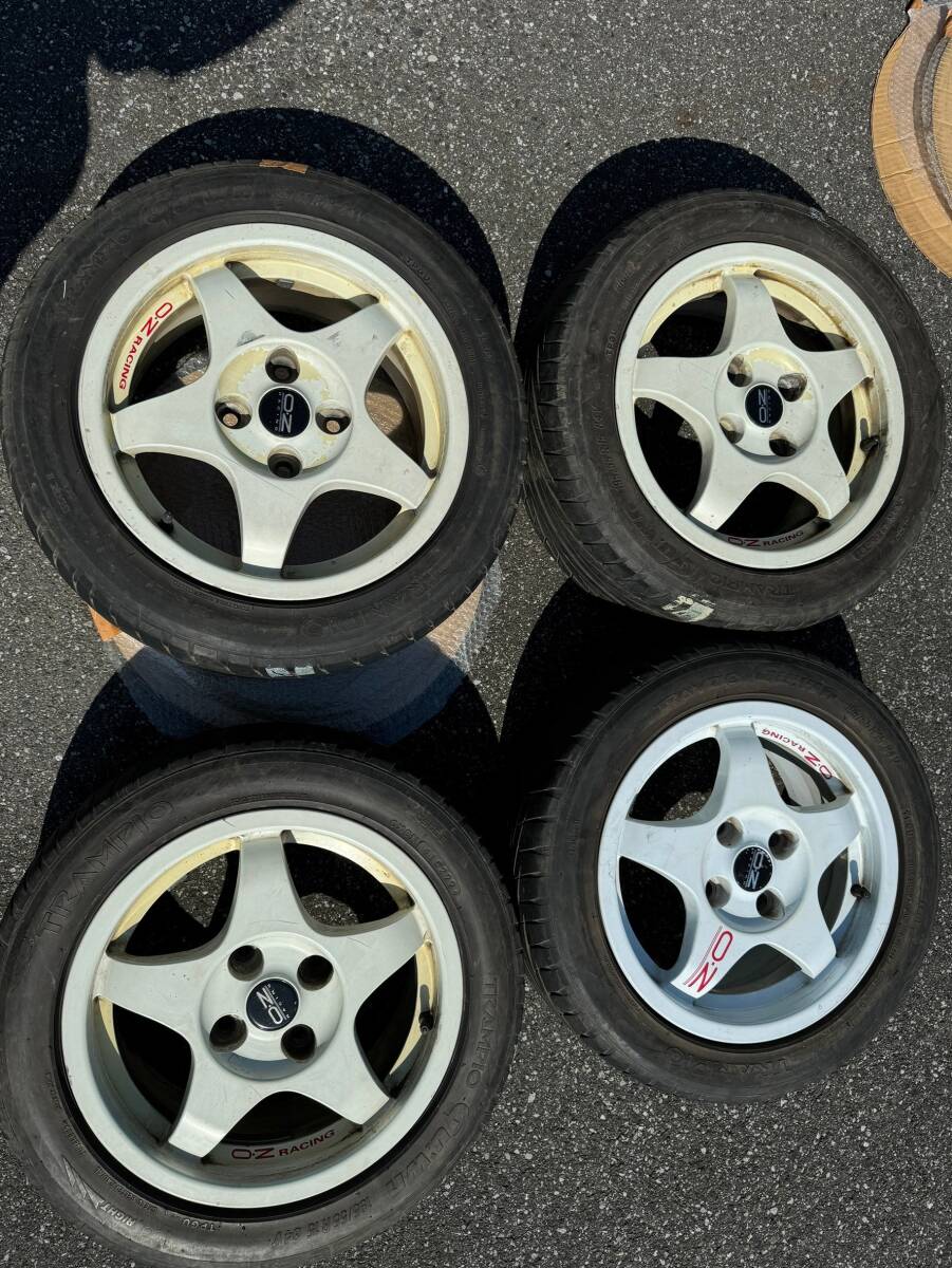 OZレーシング 195/55R15 15インチ 6J 4穴 タイヤ ホイールセット 4本 【TA-2】拍卖