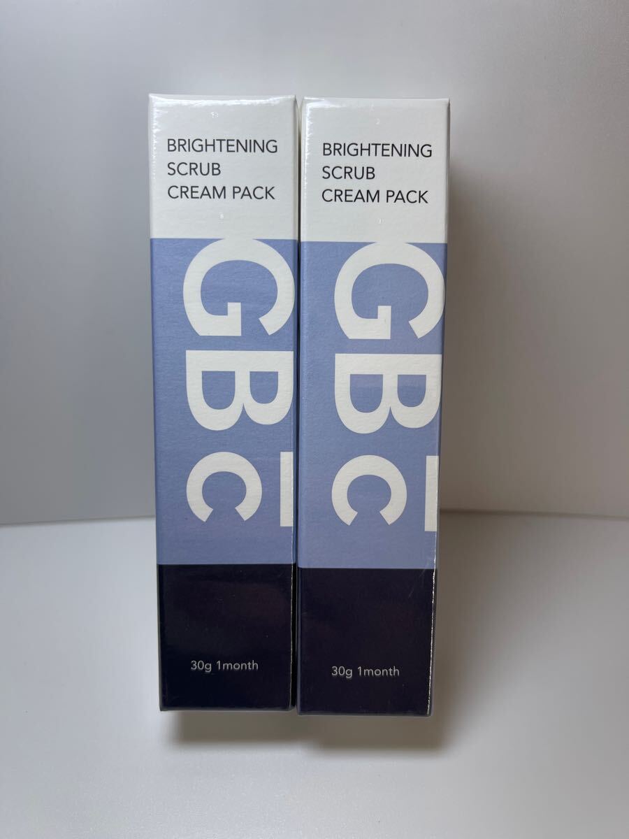 GBC ジービーコスメティクス スクラブクリームパック 30g古い角質オフで透明感UP! 定価¥3,080- 2個セット拍卖