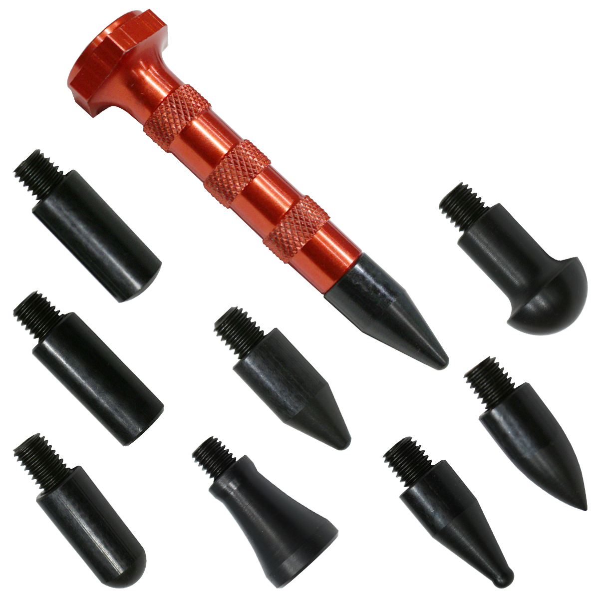 デントリペアツール セット ノックダウン ポンチ 車 タンク 凹み 修理 ヘコミ 凸 修復 デント 修理ペン 鈑金 DIY 工具 バイク拍卖