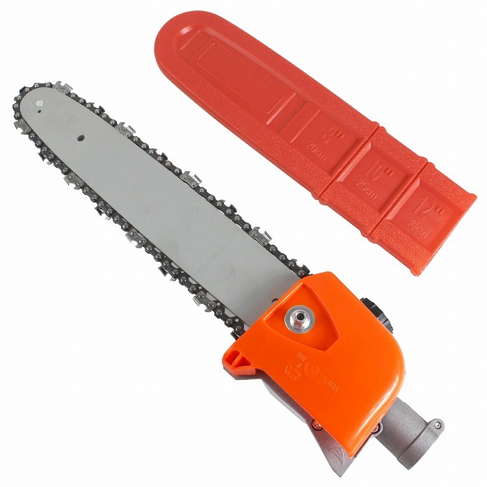 9T 9歯 草刈り機 交換 ヘッド 『高枝切り アタッチメント』パイプ外径26mm チェーンソー のこぎり 枝切り 刈払機 ポールソー拍卖