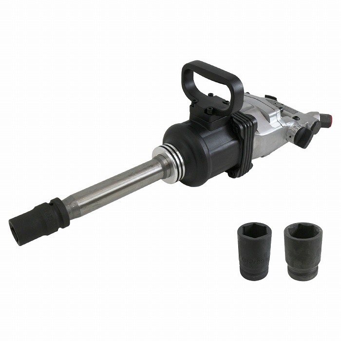 大型 トラック エアー インパクトレンチ セット 強力 2200Nm 業務用 タイヤ ホイール 交換 ロングアンビル ダブルタイヤ 対応拍卖