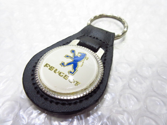 【Spiral】プジョー/PEUGEOT 本革キーホルダー 新品/廃盤品/最後の一個/拍卖