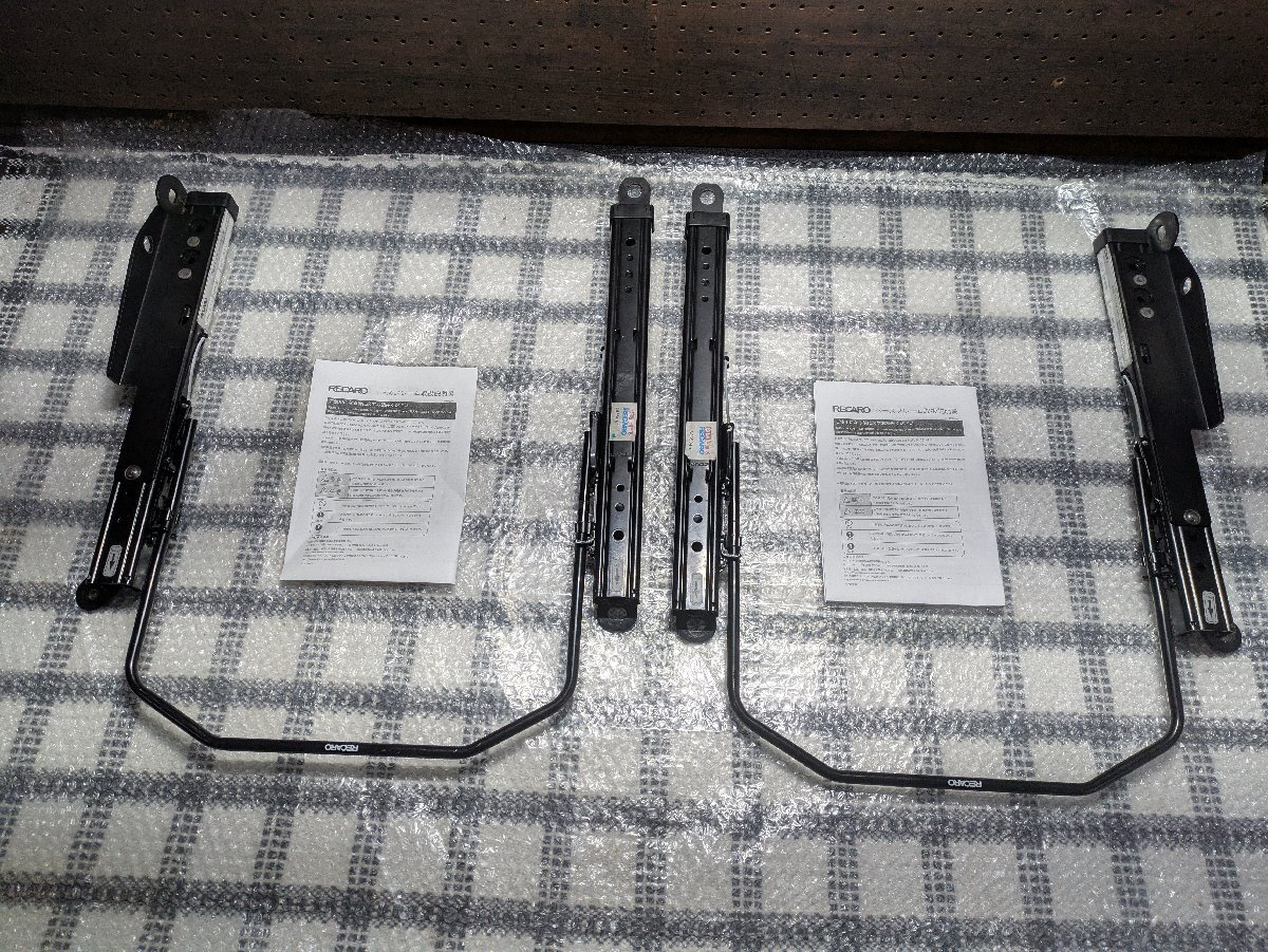 RECARO レカロ シートレール ダイハツ L880K 運転席 助手席 一台セット 車検対応 現行モデル 希少 中古 美品拍卖