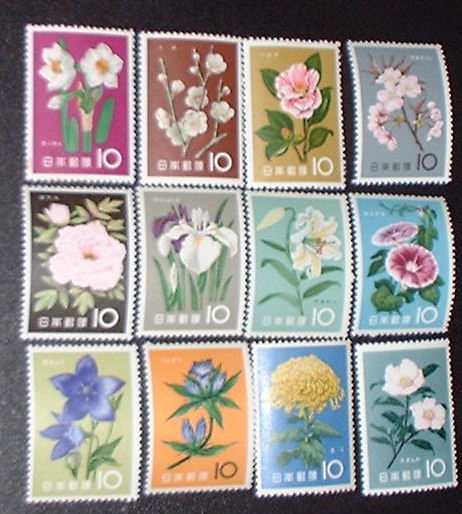 ★花シリーズ★全12種完揃い★未使用NH★未使用完全美品★★拍卖