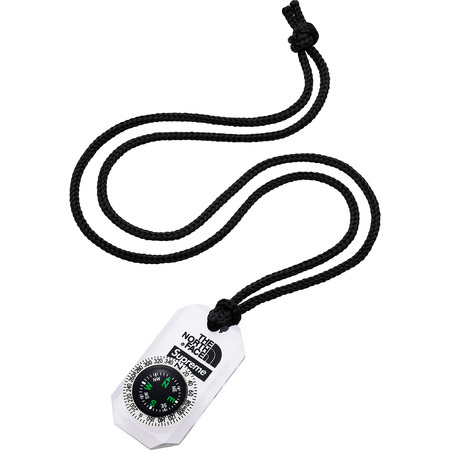 新品 18AW Supreme x The North Face Compass Necklace ノースフェイス コンパス ネックレス 方位磁石 ランヤード NN21805I拍卖