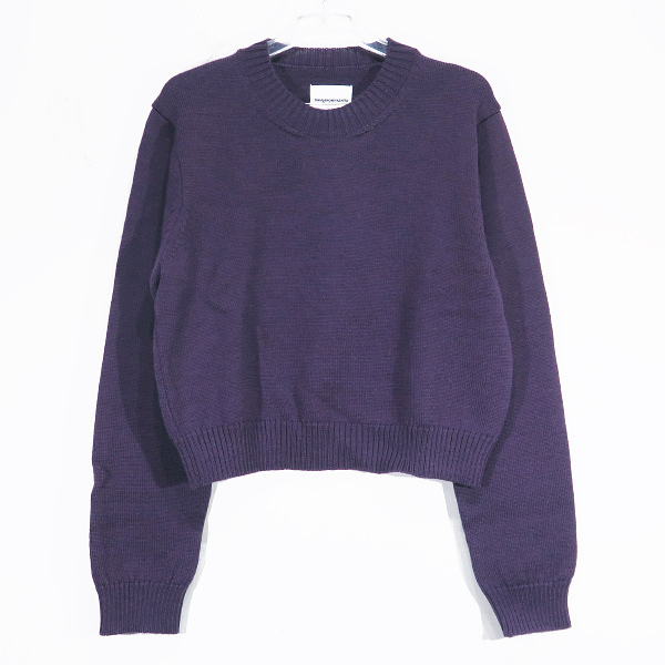 TAKAHIROMIYASHITA TheSoloist. タカヒロミヤシタ ザソロイスト. SHETLAND WOOL CROPPED CREWNECK SWEATER クロップド セーター Marz拍卖