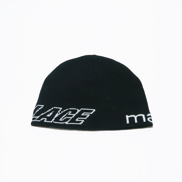 PALACE パレス x MAHARISHI マハリシ NO CUFF BEANIE ノー カフ ビーニー ニットキャップ ニット帽子 ブラック Marz拍卖