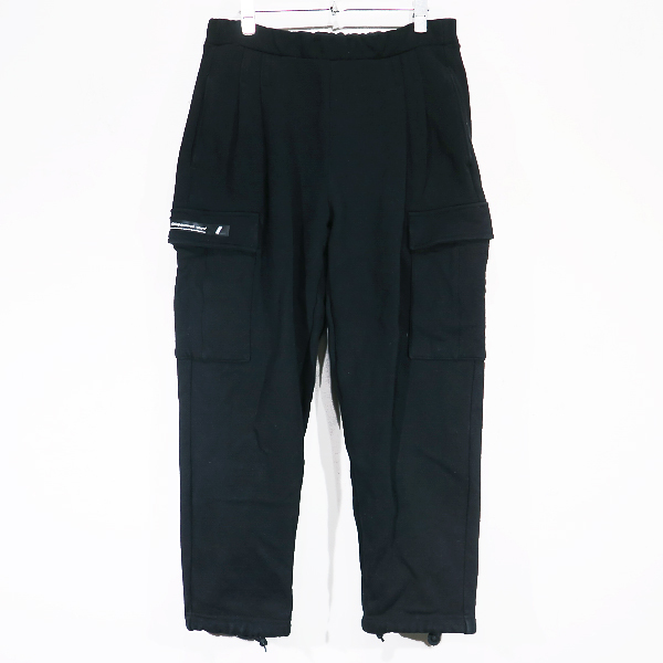 WTAPS ダブルタップス 24AW MORPH/TROUSERS/COTTON 242ATDT-CSM27 モーフ トラウザーズ ブラック カーゴ スウェット パンツ 01(S) Mark拍卖