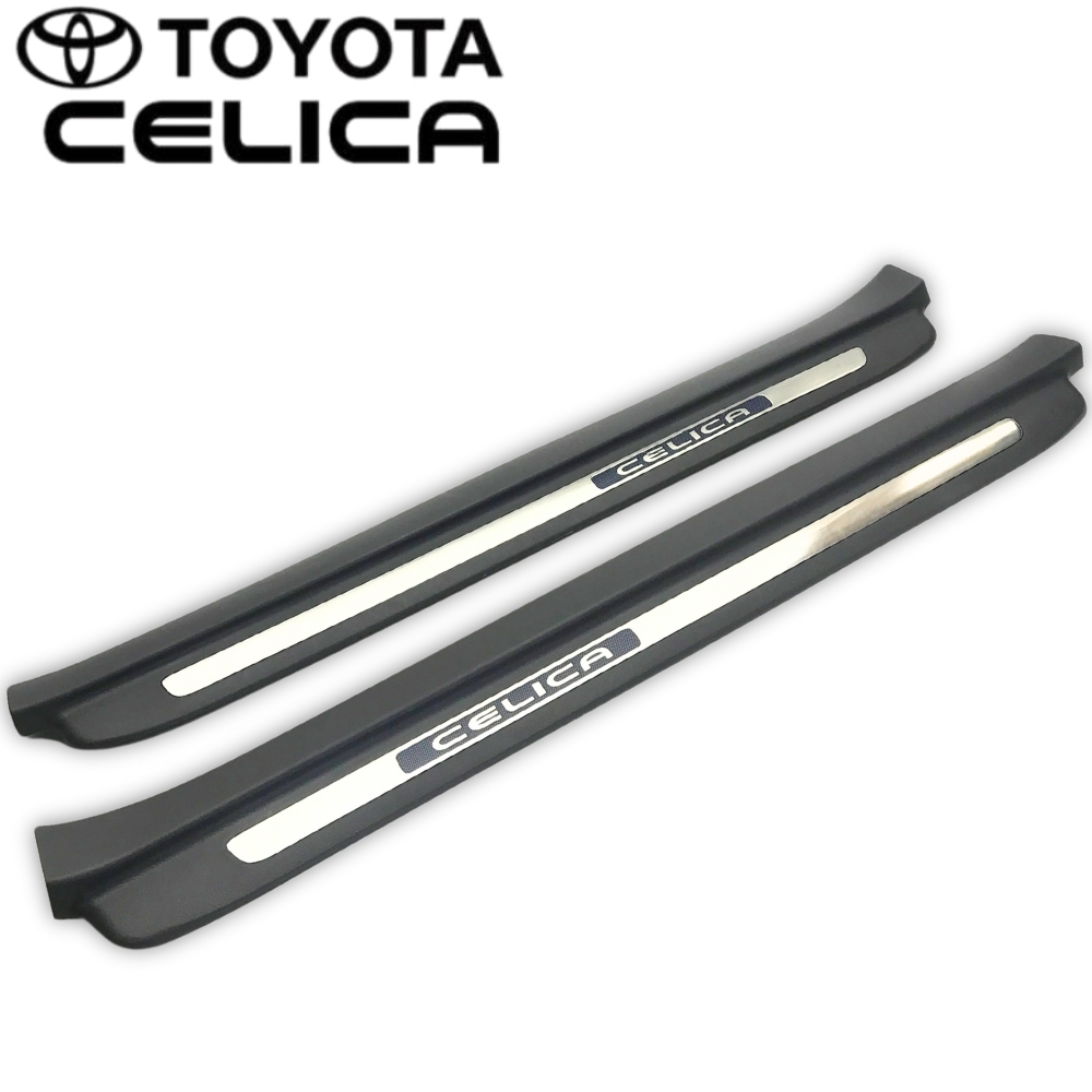 ☆希少! 絶版品! 状態良好! ZZT231 純正OP オプション スカッフプレート キッキングプレート 左右セット 即決☆拍卖