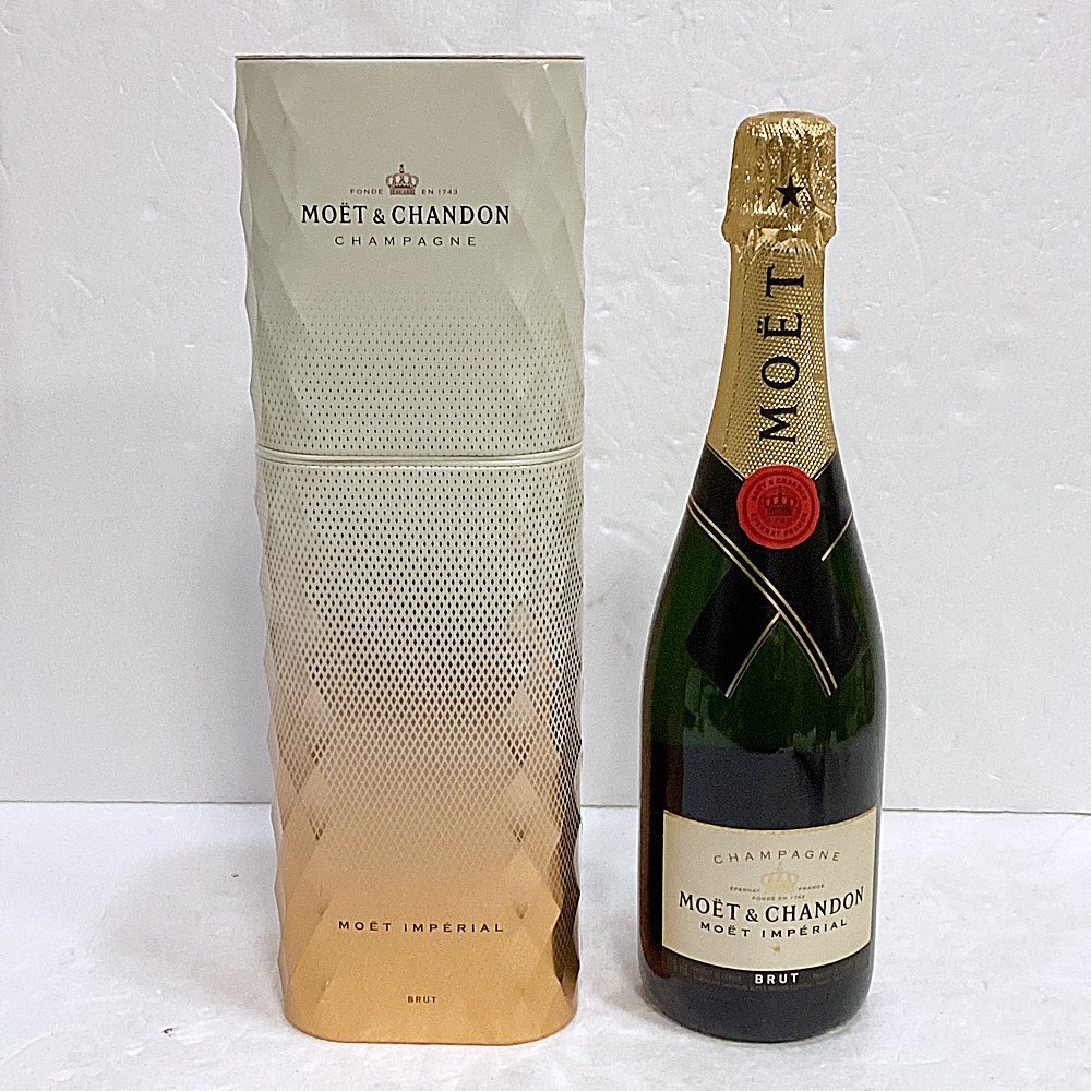 HO1 未開栓 MOET&CHANDON CHAMPAGNE BRUT IMPERIAL モエ エ シャンドン ブリュット アンペリアル 750ml拍卖