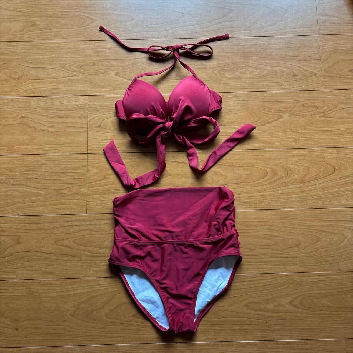 CICIBELLA 水着 サイズM カラー ワインレッド 未使用拍卖