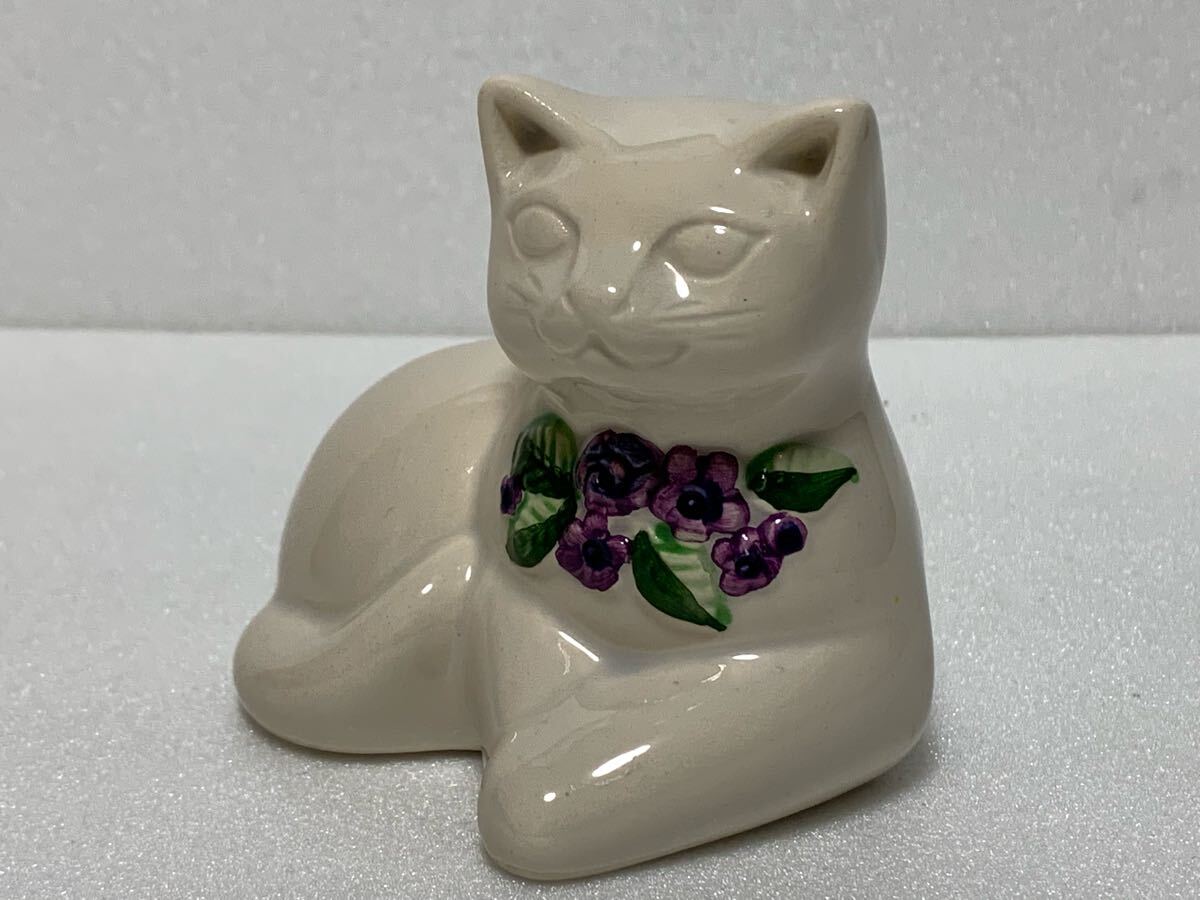 スウェーデン製 DECO Rosa Ljung デコ・ロサ・ユング 猫の置物 超美品 送料600円拍卖