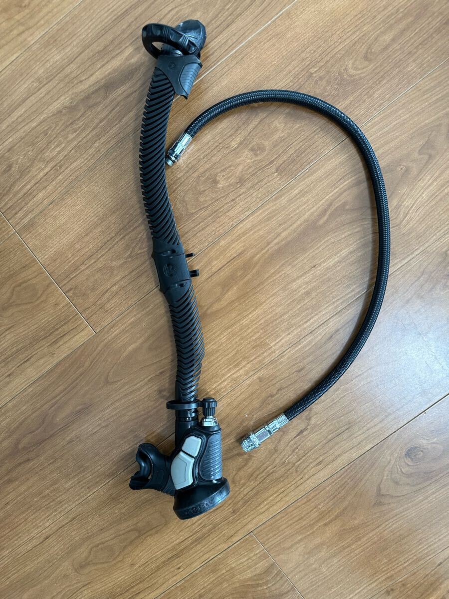 AQUA LUNG(アクアラング) エアソース3 Air Source 3 オクトパス インフレーター 専用中圧ホース!!拍卖