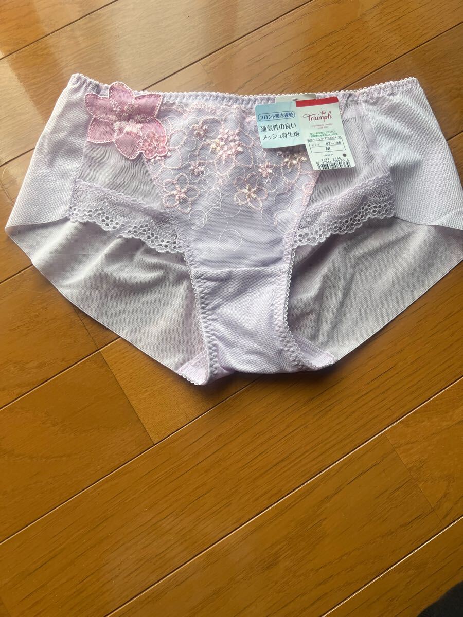 triumph トリンプ 天使のブラショーツ TR435PT パープルピンクカラー 新品未使用です。Mヒップハングタイプ拍卖